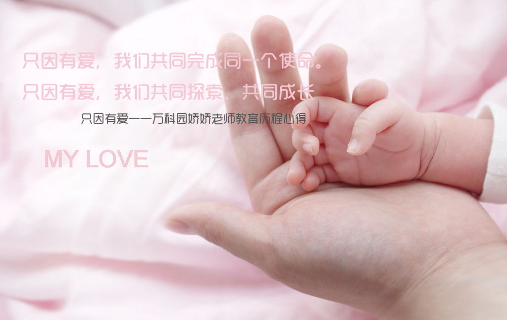 只因有愛(ài)----萬(wàn)科園嬌嬌老師教育歷程心得